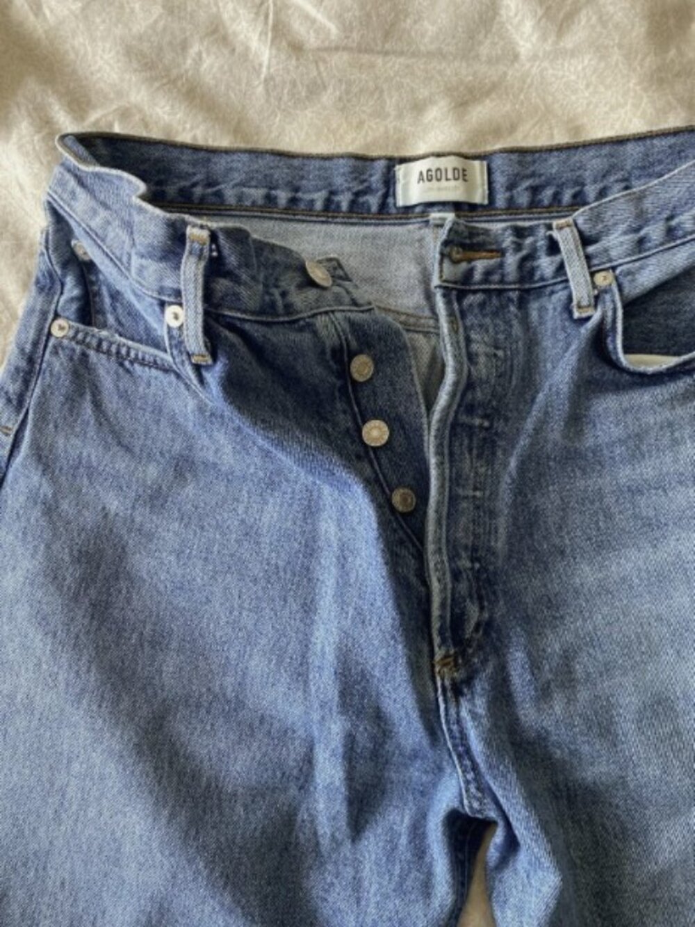 AGOLDE 90's Pinch Waist High Rise Straight Jeans
